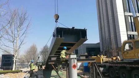 Stabile Stahlkonstruktion-Bogenbrücke über Wasser, modernes Design, Windwiderstand